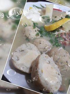 صورة لوصفة طاجين البيض بكرات الدجاج محشية بالجبن 🥚🍗🍗