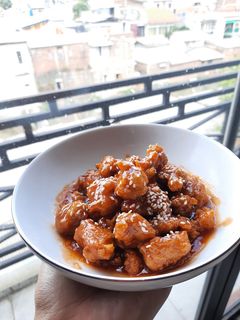 Foto resep Ayam Popcorn Pedas Manis