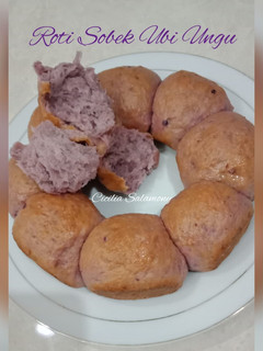 Foto resep Roti Sobek Ubi Ungu