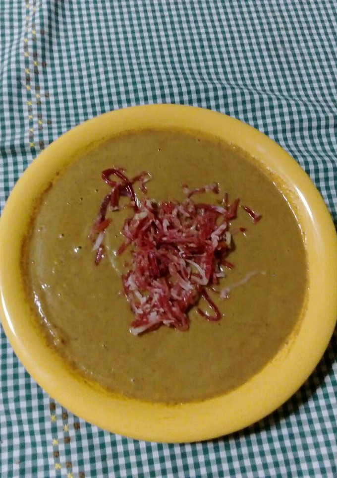 Una foto de Crema de verduras y champiñones