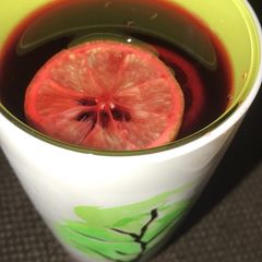 A picture of Zobo/hibiscuss drink.