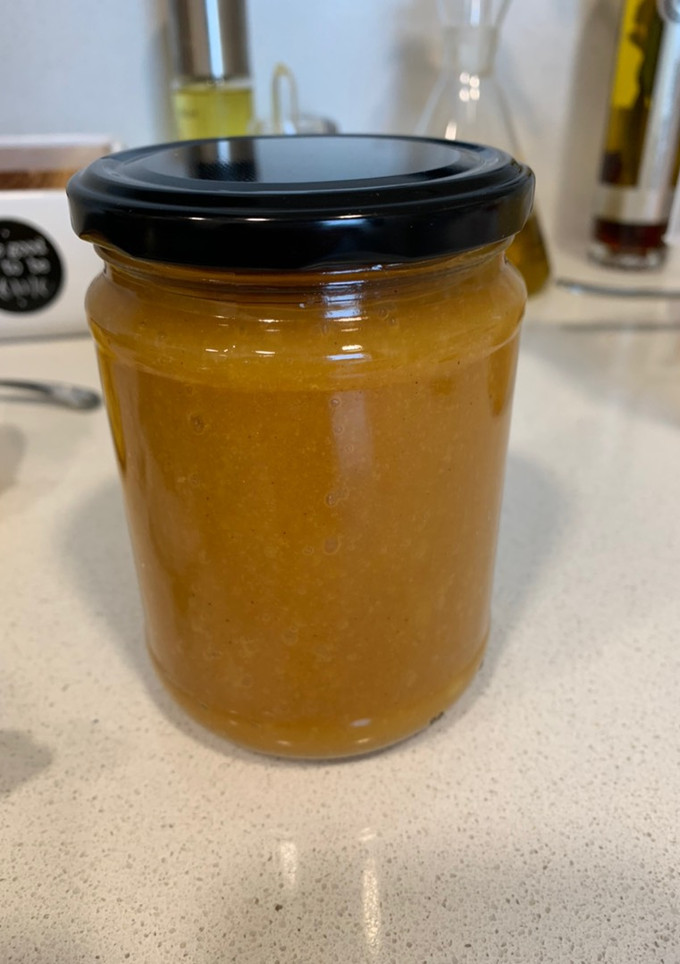 Una foto de Mermelada de papaya y piña, casi sin azúcar (sólo 10%)