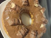 Una foto de bizcocho para fondant