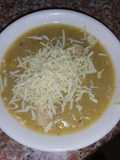 Sopa de plátano Dominicana