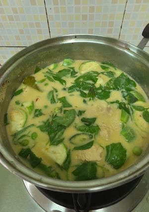 A picture of Green Curry Chicken (Gaeng Keow Wan Gai).