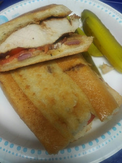 A picture of Grapefruit Marinated Chicken Sub.