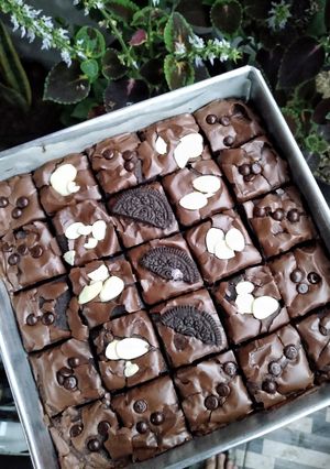 Foto resep Brownies Shiny Crust