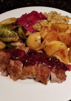 A picture of Cherry-Port Sauce.