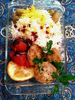 عکسی از دستور کباب شکم پر مرغ