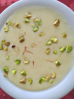A picture of Potato Rabdi (dessert).