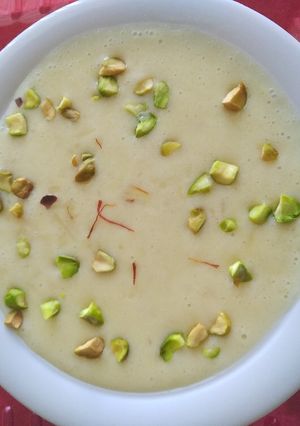 A picture of Potato Rabdi (dessert).