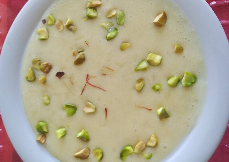 Simple Way to Make Favorite Potato Rabdi (dessert)