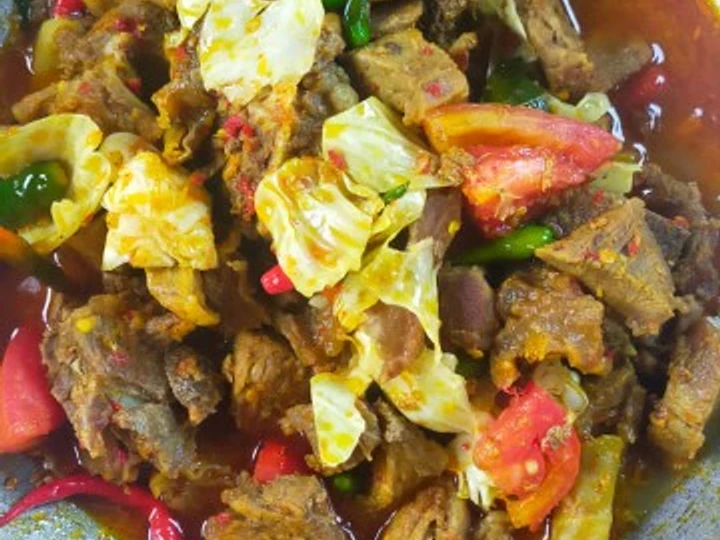 Langkah Mudah untuk Membikin Resep Tongseng daging kambing pedes mantab ala diriku 🤭😋 yang Bisa Manjain Lidah Anti Ribet, Menggugah Selera