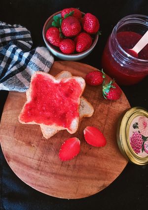 स्ट्रॉबेरी जैम strawberry jam रेसिपी मुख्य फोटो