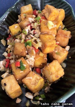 Foto resep Tahu Cabe Garam Telur Asin