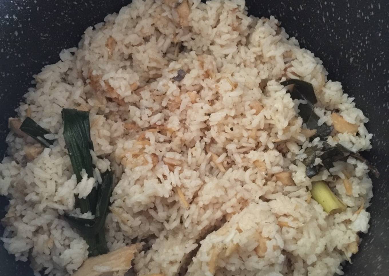 Semur nasi buatan sendiri