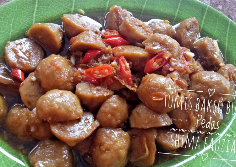 Tumis Baso/Bakso Bumbu Pedas