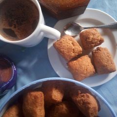 Crumbly Cinnamon and ginger mandazis A picture of Crumbly Cinnamon and ginger mandazis.