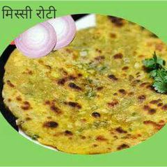 A picture of Missi roti.