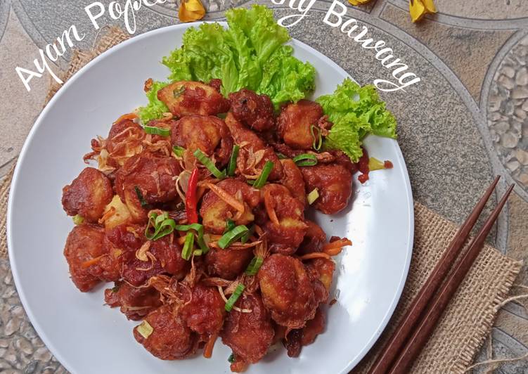 Resep 106. Ayam Popcorn Goreng Bawang Anti Gagal