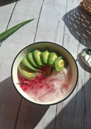 Foto resep Es Pisang Ijo