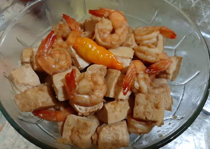 Resep Menu Diet Day 1 Udang Tahu Saos Madu Anti Gagal