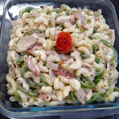 A picture of White Sauce Chicken Macaroni 😍.