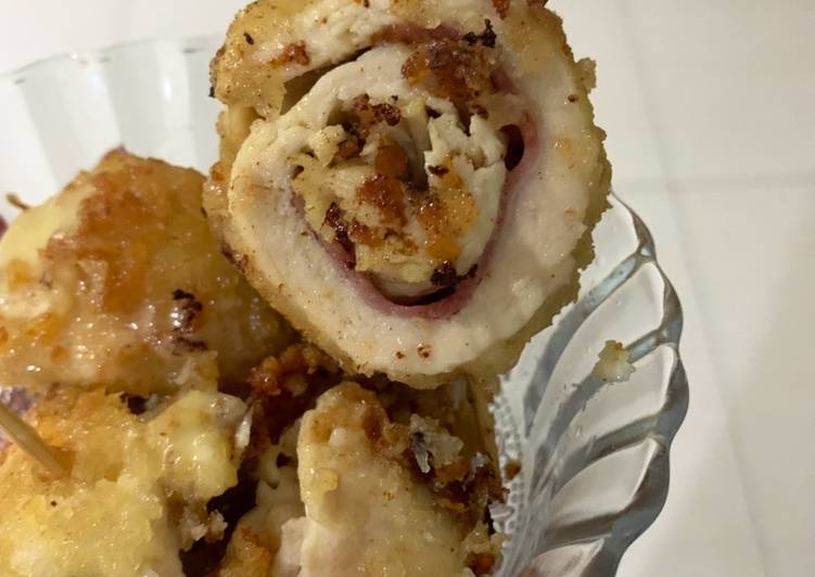 Cara Gampang Membuat Chicken cordon bleu yang Bisa Manjain Lidah
