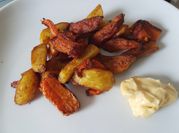 Une photo de frite pommes de terre