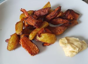 Une photo de Frites de courges et pommes de terre