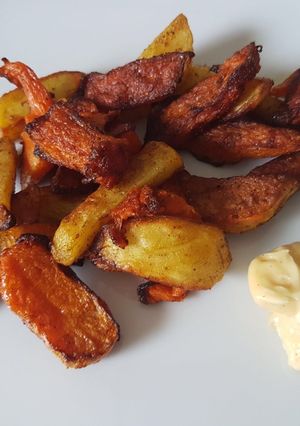 Une photo de Frites de courges et pommes de terre