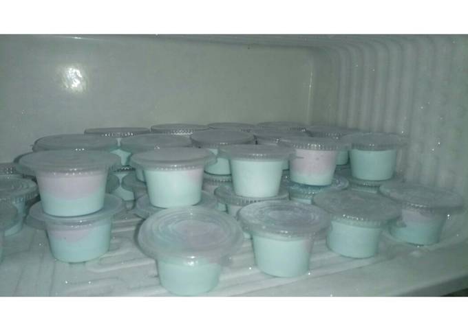 Langkah Mudah untuk Menyiapkan Eskrim homemade ide untuk jualan modal sikit, Sempurna