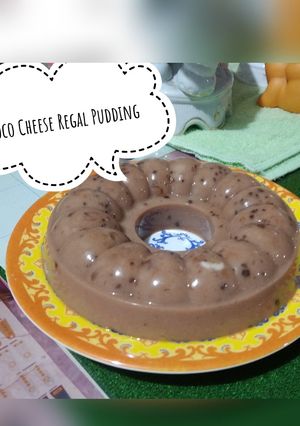 Foto resep Choco Cheese Regal Pudding