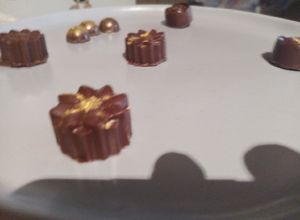 Una foto de Bombones de chocolate