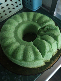 Foto resep Bolu kukus pasta pandan