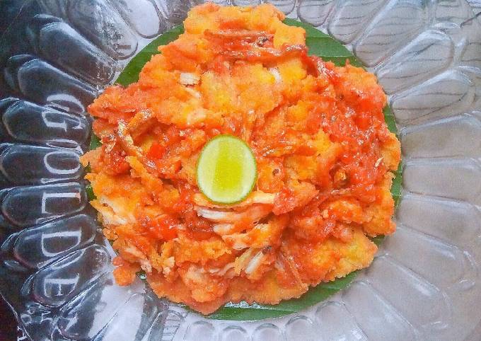 Resep Ayam Geprek Sambal Teri Anti Gagal