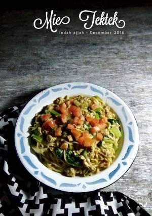 Foto resep Mie Tektek ala Tukang Mie Gerobak
