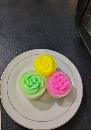 Foto resep Puding mawar cup 🌹