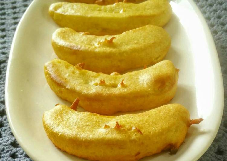 Recipe of Anynightoftheweek Pake Kela ke pakode / ripe banana
