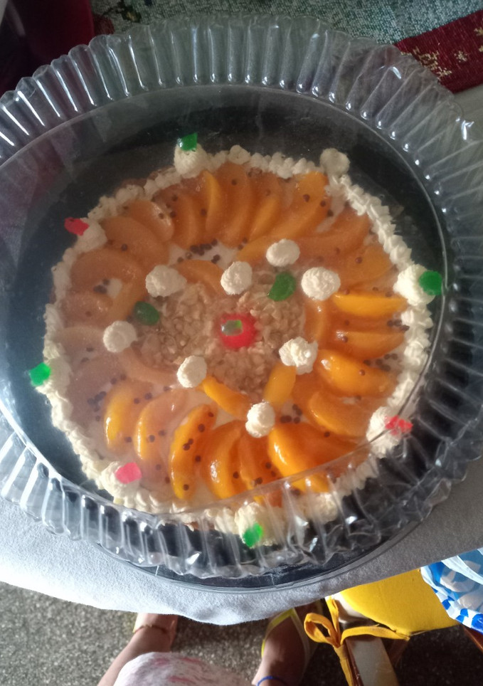 Una foto de Tarta para mi amiga Mary en sus 82 años
