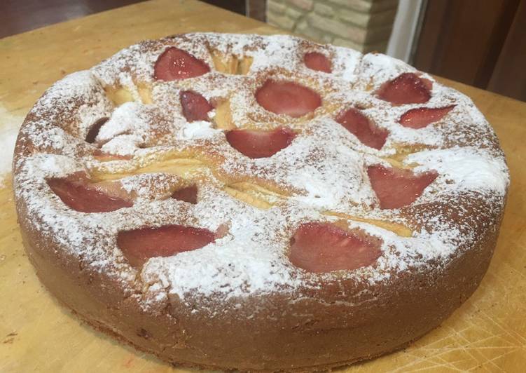 Easiest Way to Prepare Any-night-of-the-week Torta fragole 🍓 e mele 🍎