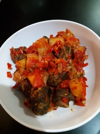 Cara Gampang Membuat Resep Balado paru sapi dan kentang Anti Ribet, Mantap