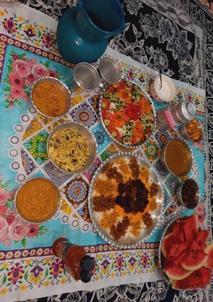 عکسی از دستور پلو گوشت