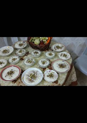 صورة لوصفة رز بحليب
