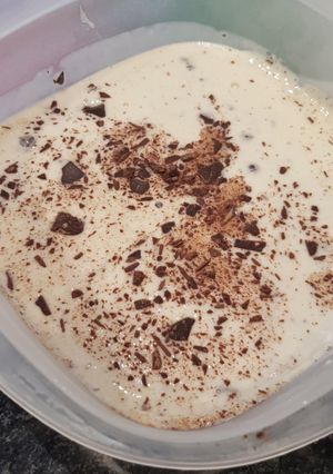 Una foto de Helado casero de banana