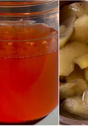 Una foto de Pectina casera de manzanas para espesar mermeladas, y compota de yapa