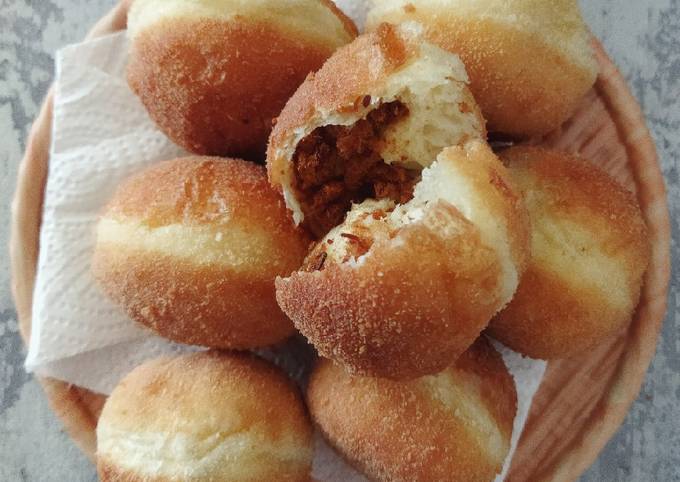 Anti Ribet, Membuat Roti Goreng Isi Abon Enak