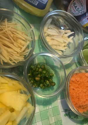 รูปของ ขนมจีนซาวน้ำสูตรใหม่ by alice