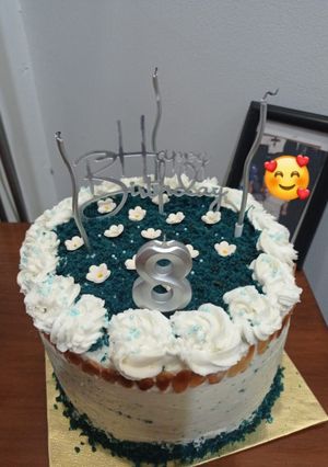 Foto resep Blue velvet birthday cake