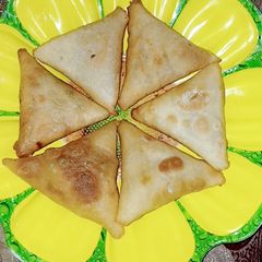 Pastry samosa A picture of Pastry samosa.